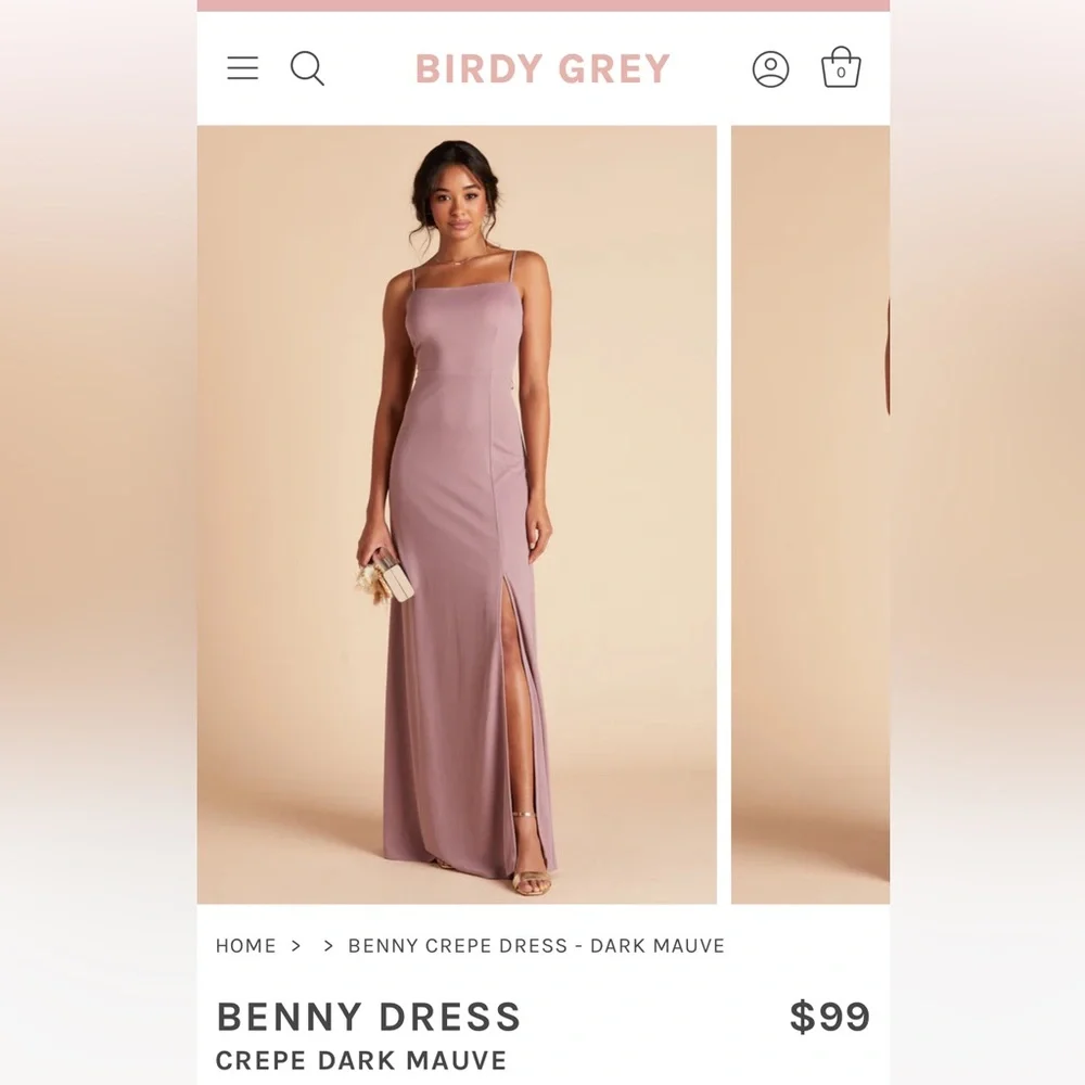Birdy Grey Mauve Benny Dress - Picture 2 of 3